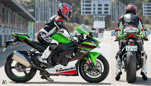 Kawasaki ZX-10R（2021年モデル）足つき＆乗車ポジション