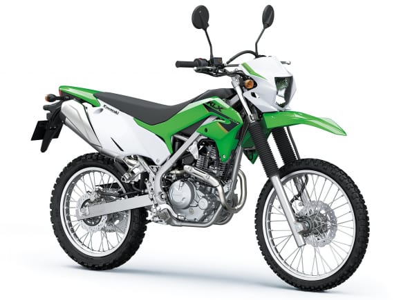 カワサキ 2022年モデル KLX230 S（ライムグリーン）7:3ビュー