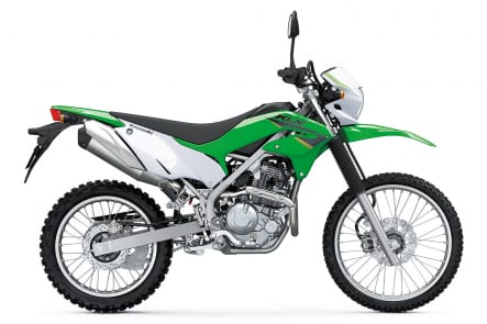 カワサキ 2022年モデル KLX230 S（ライムグリーン）右サイドビュー