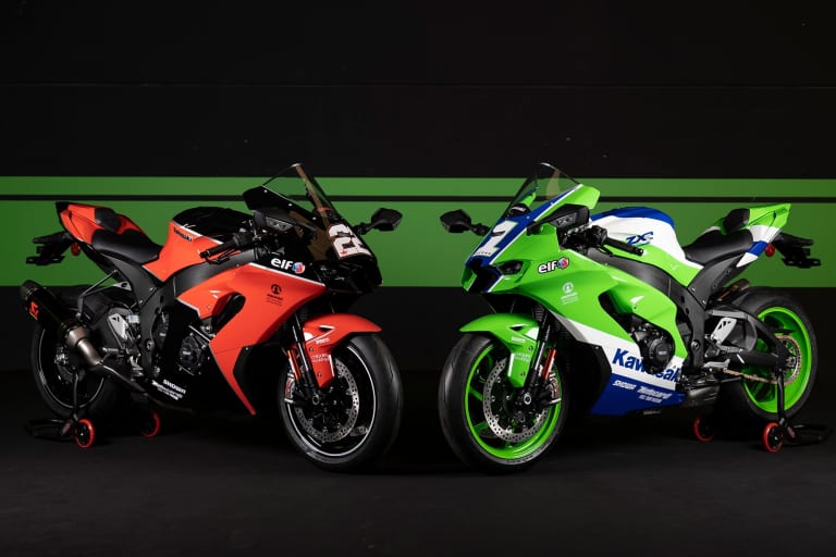 Kawasaki Ninja ZX-10RR Heritage ZXR750とNinja ZX-10RR Heritage GPz900R