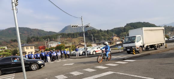 埼玉県「高校生の自動二輪車等の交通安全講習」（秩父）