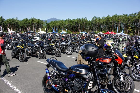 KAWASAKI Z900RS CLUB JAPAN ALL MEETING 2021 in 富士山P