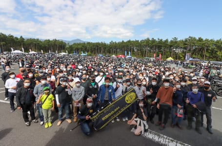 KAWASAKI Z900RS CLUB JAPAN ALL MEETING 2021 in 富士山P