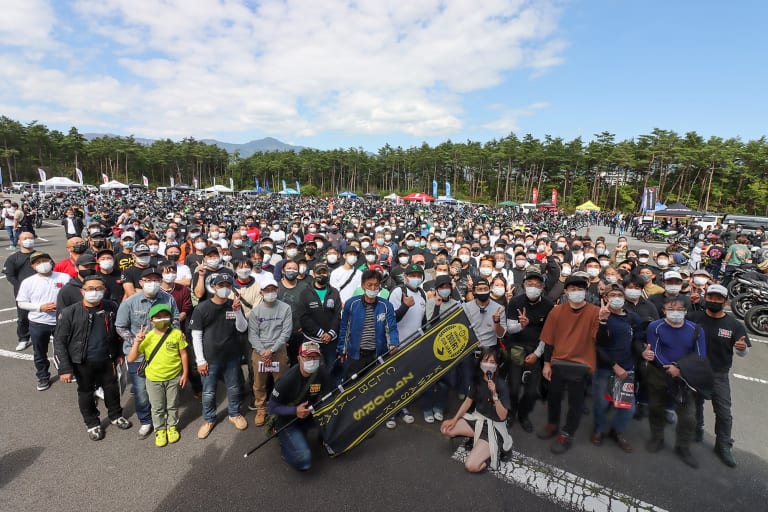 KAWASAKI Z900RS CLUB JAPAN ALL MEETING 2021 in 富士山P