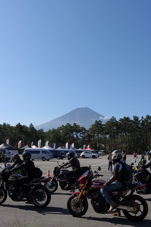 KAWASAKI Z900RS CLUB JAPAN ALL MEETING 2021 in 富士山P