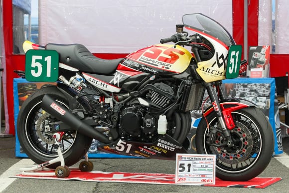 KAWASAKI Z900RS CAFE YSS ARCHI Racing with again#51 田中信次