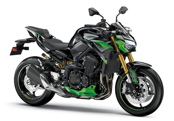 2023年モデル EUカワサキ Z900SE Metallic Spark Black×Metallic Matte Graphenesteel Gray×Candy Lime Green