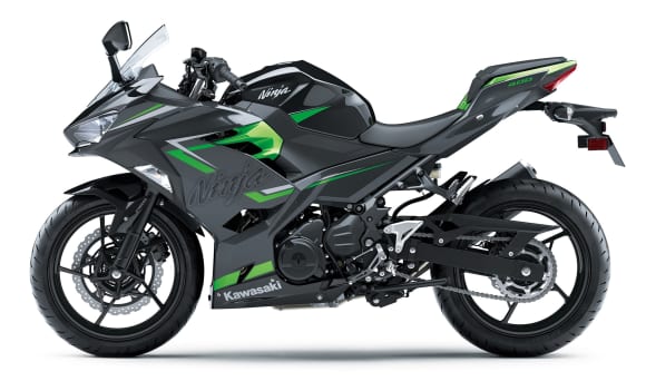 2023年モデル カワサキ Ninja400 エボニー×メタリックマグネティックダークグレー