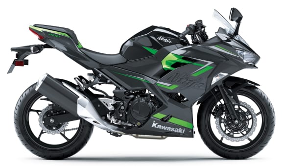 2023年モデル カワサキ Ninja400 エボニー×メタリックマグネティックダークグレー