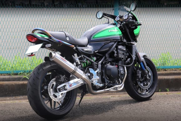 ストライカーZ900RSチタンミラーフィニッシュマフラー_サブ