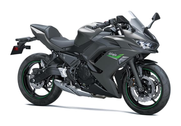 2023年モデル EUカワサキ Ninja 650 Metallic Matte Graphenesteel Gray×Ebony