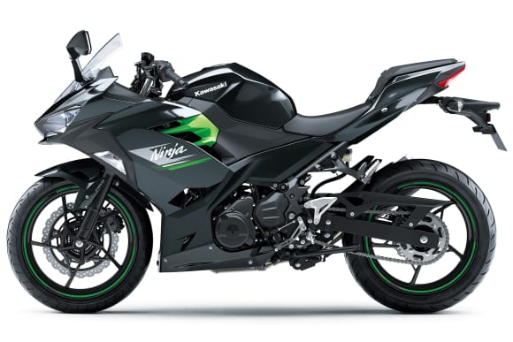 2023年モデル カワサキ Ninja 250 メタリックカーボングレー×メタリックマットカーボングレー（GY1）